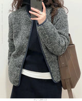 ボアフリースカーディガン