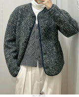ボアフリースカーディガン