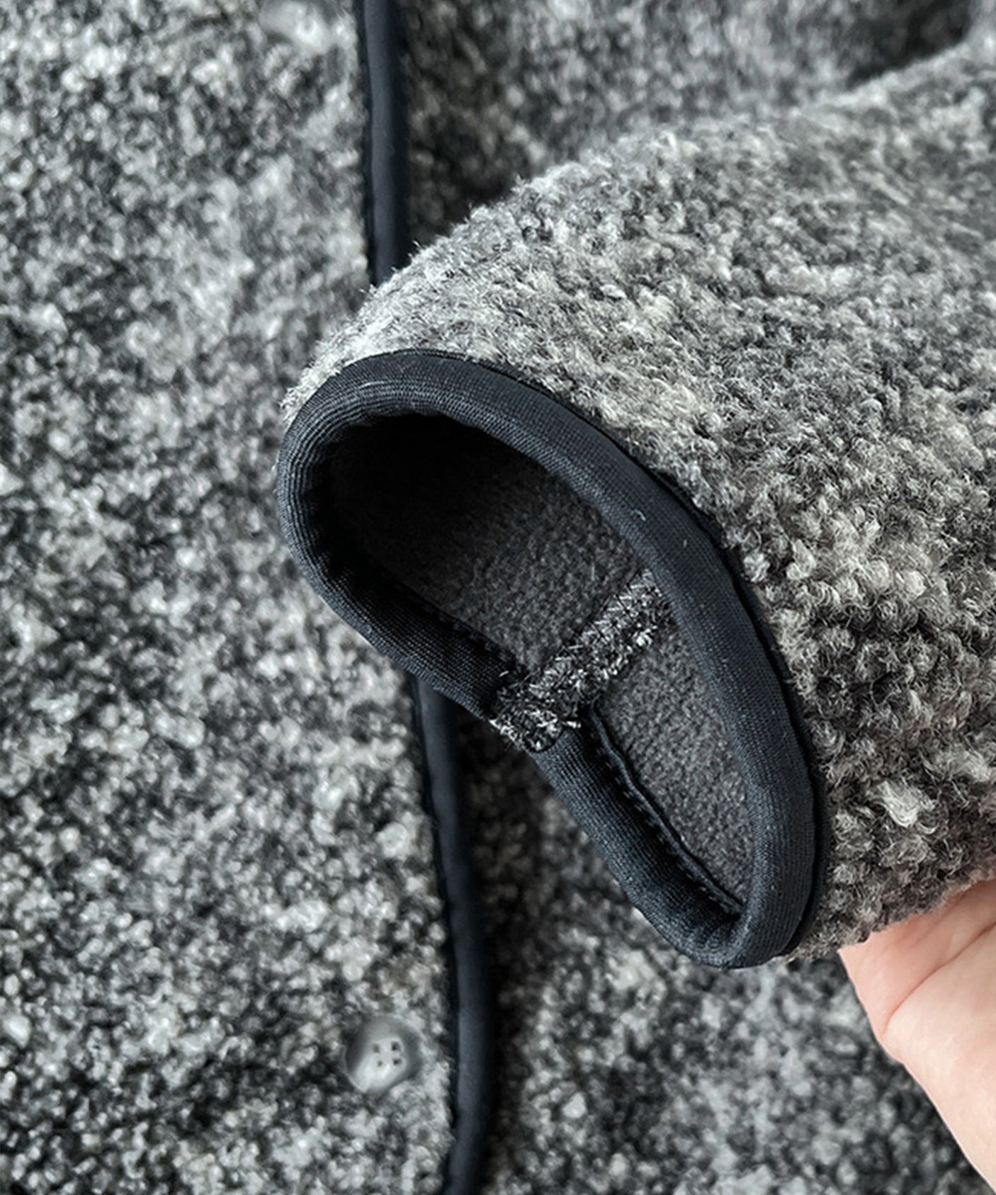 ボアフリースカーディガン