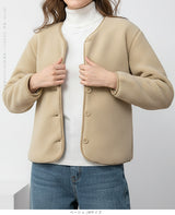 ボアフリースカーディガン