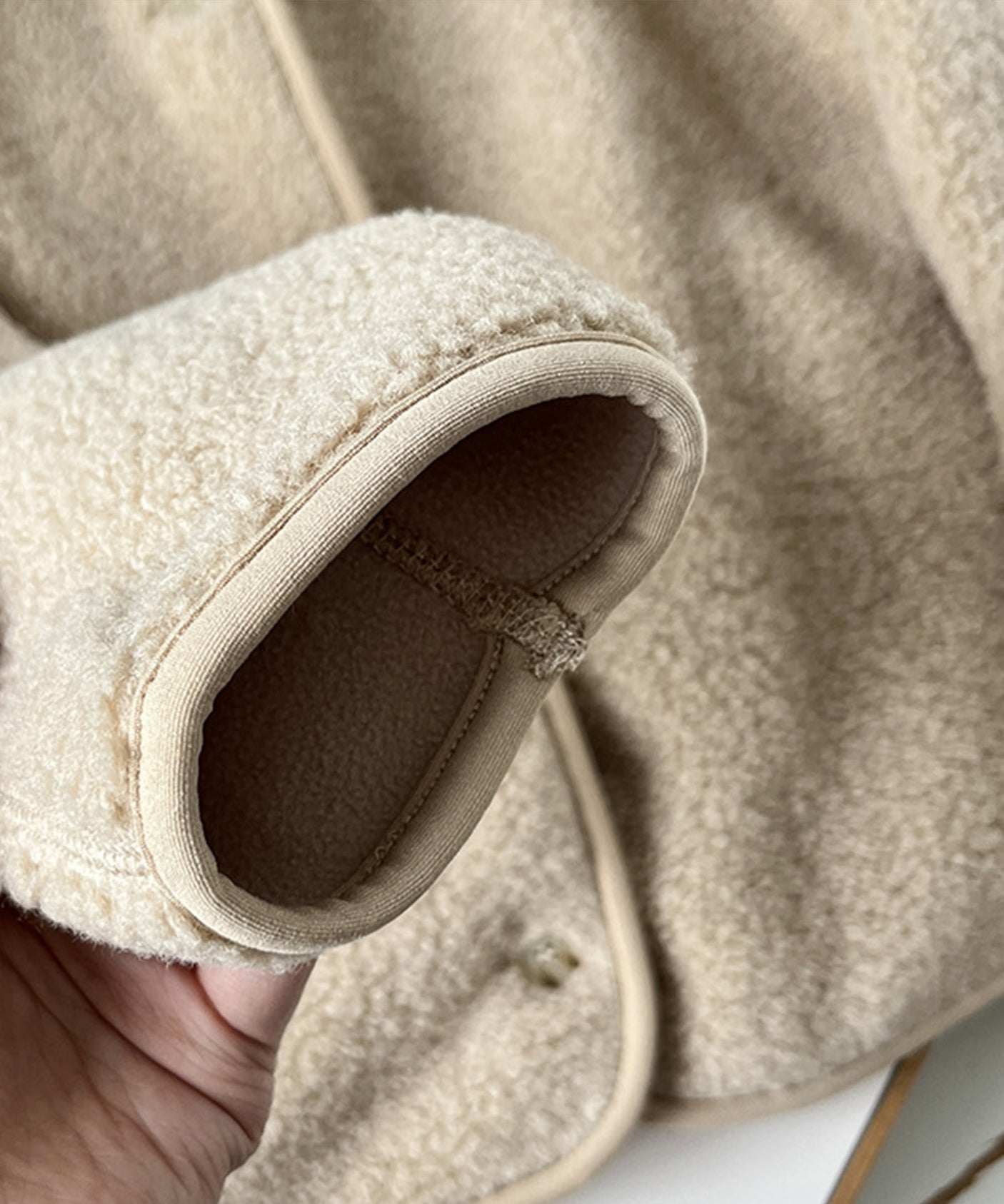 ボアフリースカーディガン