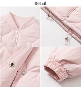 ドロストノーカラーキルティングジャケット