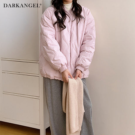 ドロストノーカラーキルティングジャケット