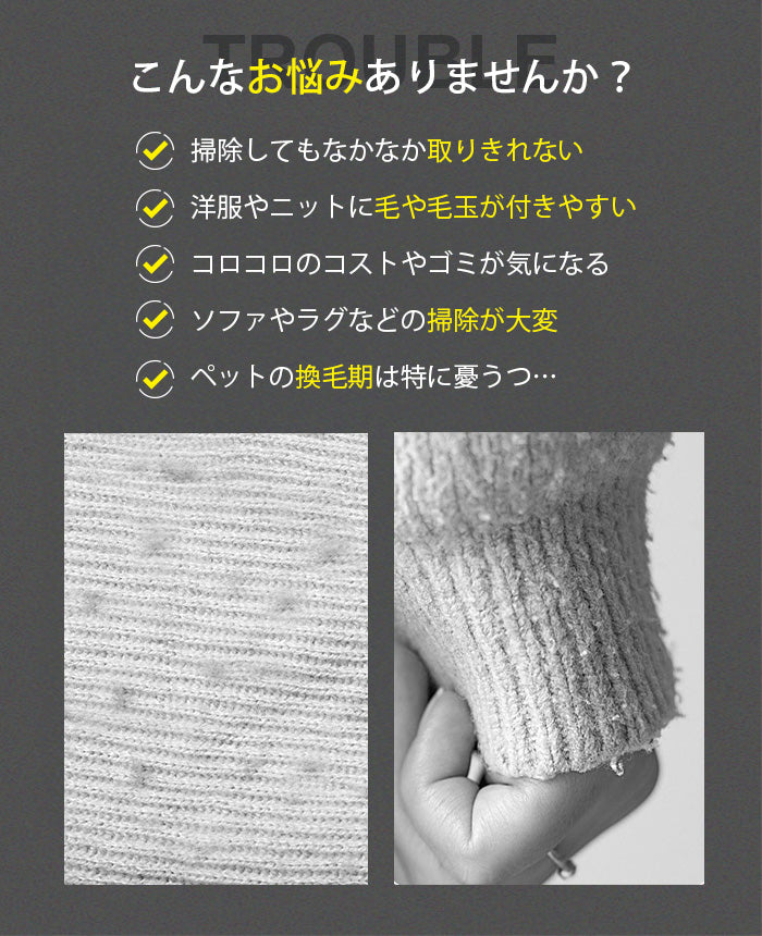 毛玉取りブラシ 2本セット