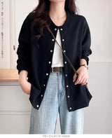 スウェットカーディガン