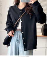 スウェットカーディガン