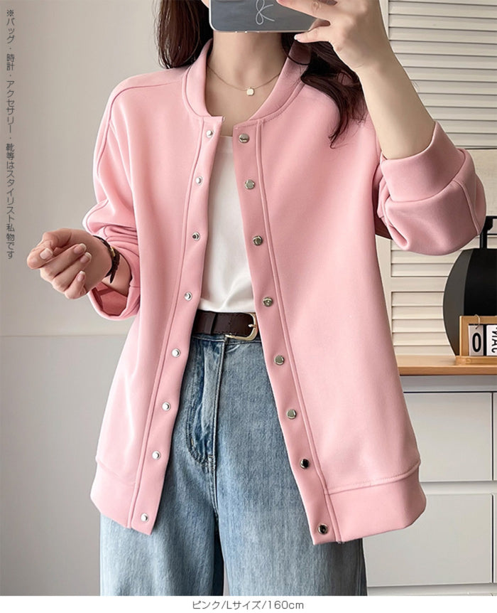 スウェットカーディガン