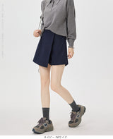 コーデュロイハイウエストスカートショートパンツ