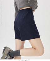 コーデュロイハイウエストスカートショートパンツ