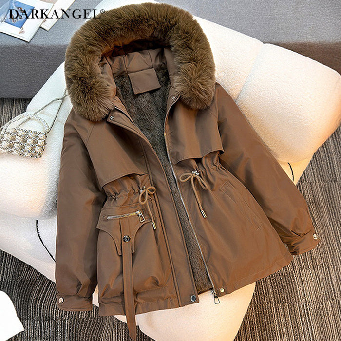 ボアライナー付きショート丈コート