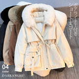 ボアライナー付きショート丈コート