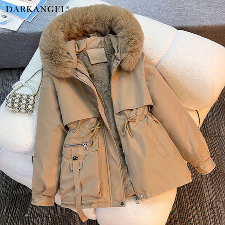 ボアライナー付きショート丈コート