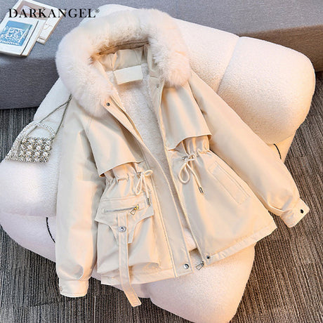 ボアライナー付きショート丈コート