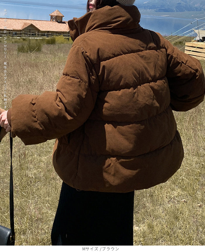 コーデュロイ中綿ジャケット