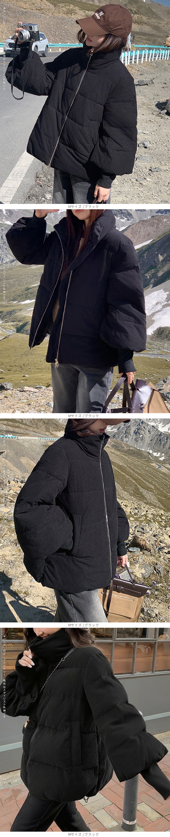 コーデュロイ中綿ジャケット　ブラックM コーデュロイ中綿ジャケット – DARK ANGEL