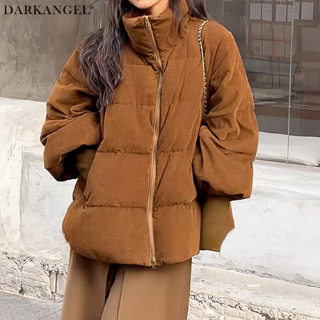 コーデュロイ中綿ジャケット