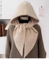 ストールリブニットフーディー