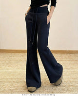 05color 選べる丈裏起毛美脚フレアパンツ