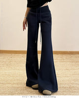 05color 選べる丈裏起毛美脚フレアパンツ