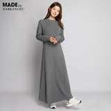 Aラインニットワンピース