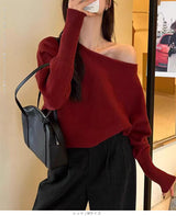 07color ゆるシルエットボートネックニット