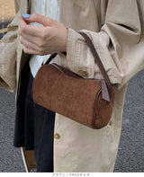 2wayスウェードドラムバッグ