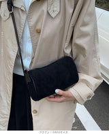 2wayスウェードドラムバッグ