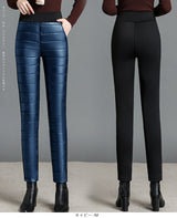 裏起毛防風キルティングパンツ