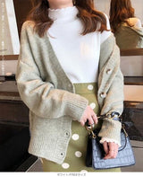 メロウフリルリブニット