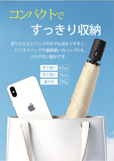 晴雨兼用コンパクト折りたたみ傘 自動開閉