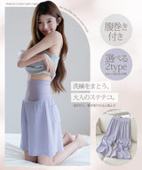 大人の上品さら涼腹巻付きステテコパンツ