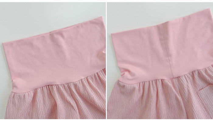 大人の上品さら涼腹巻付きステテコパンツ