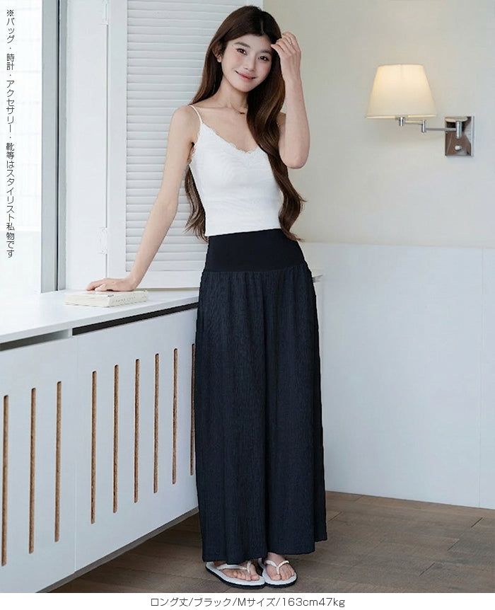 大人の上品さら涼腹巻付きステテコパンツ