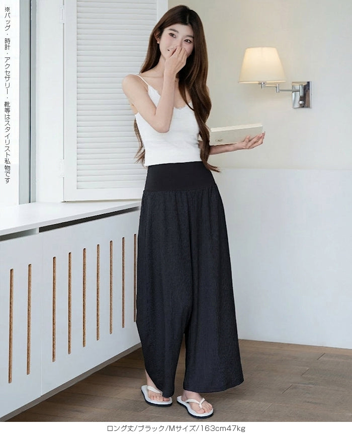 大人の上品さら涼腹巻付きステテコパンツ