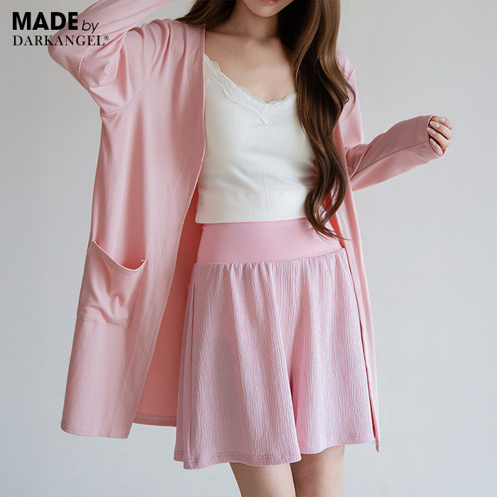 大人の上品さら涼腹巻付きステテコパンツ