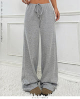 ウエストゴムストレートパンツ