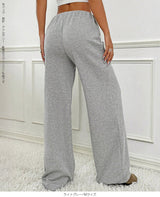 ウエストゴムストレートパンツ