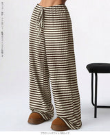 ウエストゴムストレートパンツ