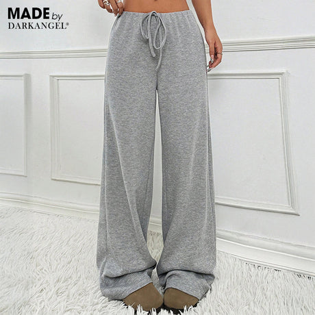 ウエストゴムストレートパンツ