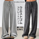 ウエストゴムストレートパンツ