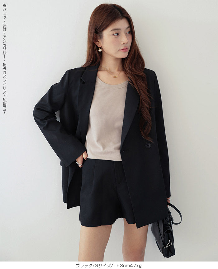 テーラードショートパンツ