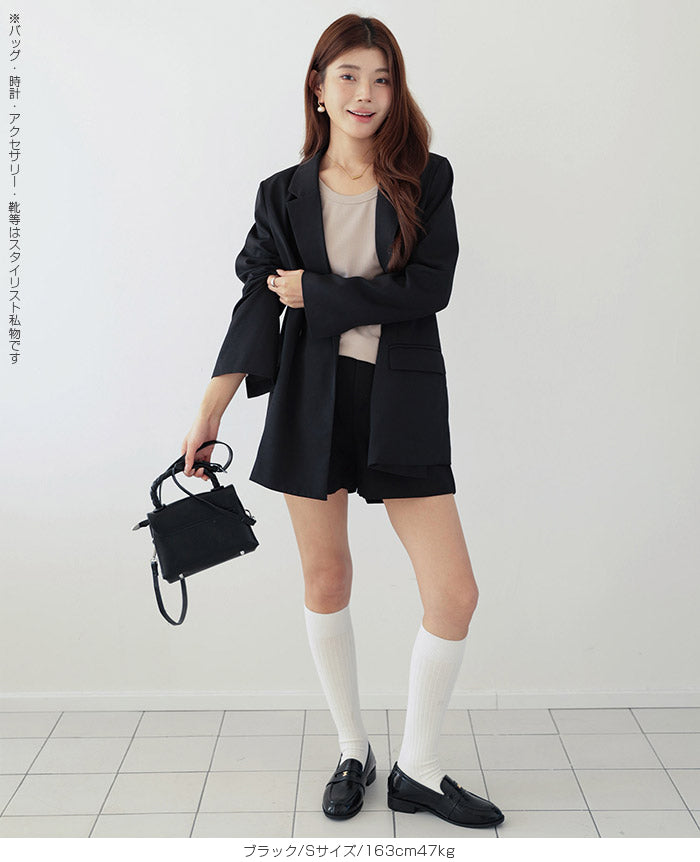 テーラードショートパンツ