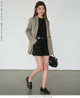 テーラードショートパンツ