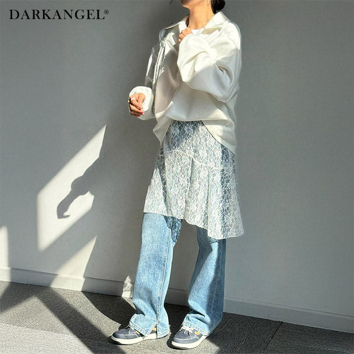 レイヤードレーススカート – DARK ANGEL