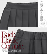 コンブレイヤードプリーツスカートパンツ