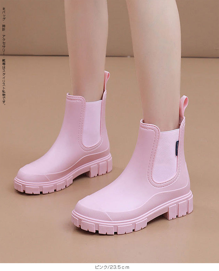 サイドゴアレインブーツ