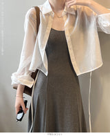 シアーショートシャツ