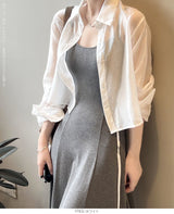 シアーショートシャツ