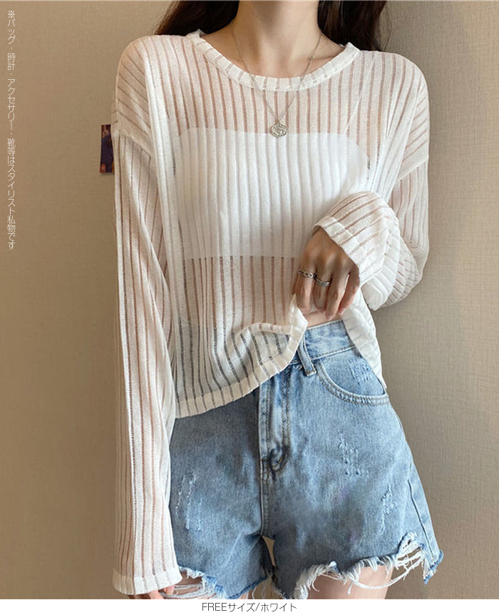 シアー トップス