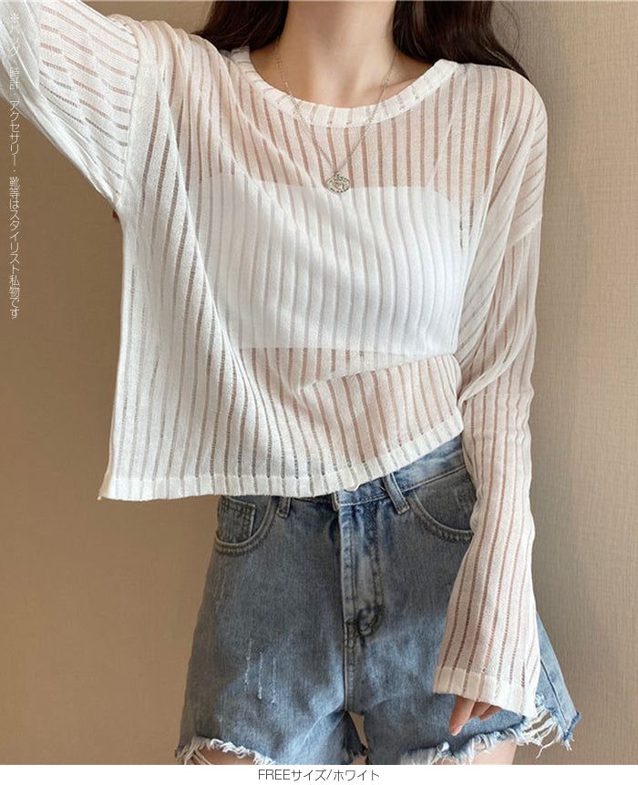 シアー トップス